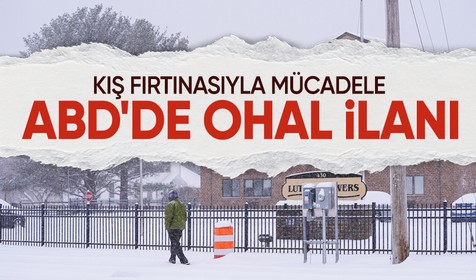 ABD'de kış fırtınası: 6 eyalette OHAL ilan edildi