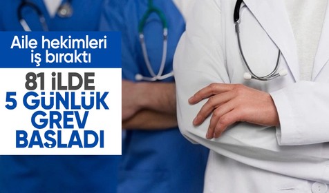 Aile hekimleri iş bıraktı: Türkiye genelinde 5 günlük grev