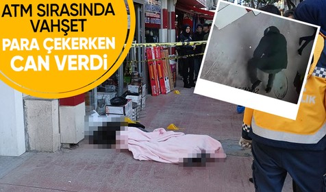 ATM sırasında silahlı saldırı can aldı! O anlar kamerada