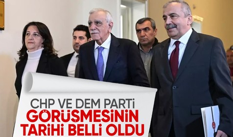 Son Dakika: CHP ve DEM Parti görüşmesinin tarihi belli oldu