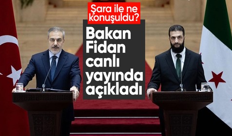Dışişleri Bakanı Hakan Fidan'dan Suriye konusunda önemli açıklamalar