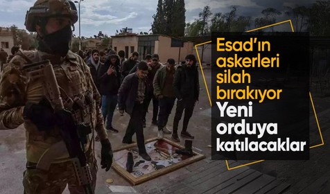 Esad’ın askerleri silah bırakıyor: Yeni orduya katılım yoğunluğu