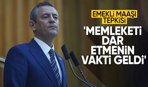 Özgür Özel'den emekli maaşı tepkisi: Memleketi dar etmenin vakti geldi