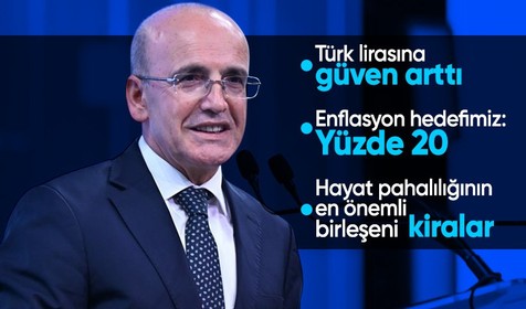 Mehmet Şimşek: Hayat pahalılığının en önemli birleşeni kiralar