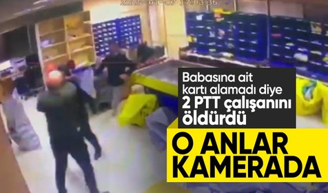 Rize'de PTT binasında silahlı saldırı! O anlar güvenlik kameralarına yansıdı