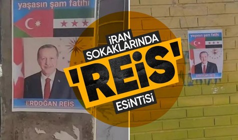 İran sokakları Cumhurbaşkanı Erdoğan'ın posterleriyle donatıldı
