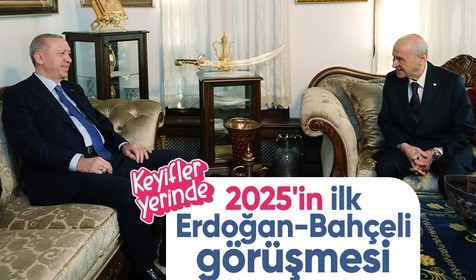 Son Dakika: Cumhurbaşkanı Erdoğan Devlet Bahçeli ile bir araya geldi