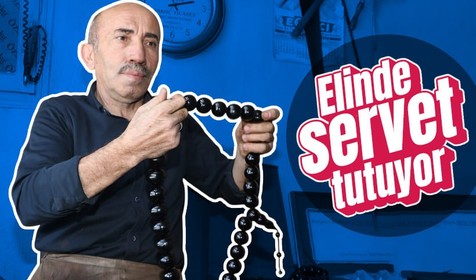 Erzurumlu usta 46 yıl biriktirdiği oltu taşlarıyla 400 bin lira değerinde tespih yaptı
