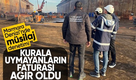 Marmara Denizi’nde müsilaj denetimi: 10,3 milyon TL ceza kesildi