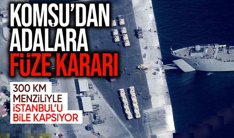 Yunanistan'dan Ege adalarına füze hamlesi