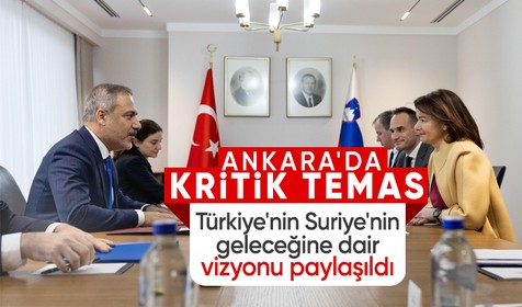 Bakan Fidan, Slovenya Başbakan Yardımcısı Fajon ile bir araya geldi