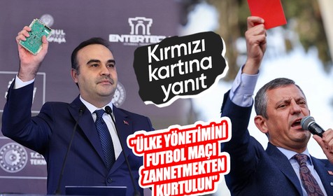 Özgür Özel'in 'Kırmızı Kart'ına Bakan Kacır'dan 'Yeşil Kart'lı yanıt
