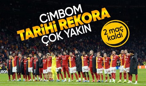 Galatasaray geri sayıma başladı! Tarihi rekora 2 maç kaldı
