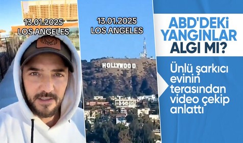 Los Angeles'taki yangınlar algı mı? Gökhan Özen'den videolu paylaşım