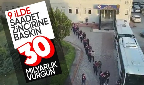 30 milyar 478 milyonluk saadet zinciri vurgunu! Operasyonda 752 hesaba el konuldu