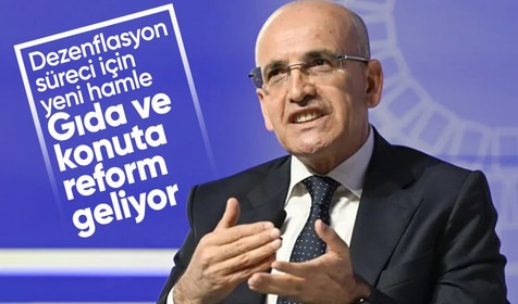 Bakan Şimşek duyurdu: Dezenflasyon süreci için hamle: Gıda ve konuta reform geliyor
