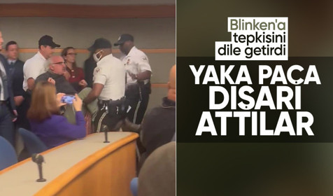 Blinken'a 'soykırımcı' diyen gazeteci, salondan zorla çıkarıldı