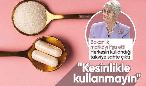 Bakanlık markayı açıkladı: Kolajen hapında kolajen yok! Canan Karatay uyardı: Kesinlikle kullanmayın!