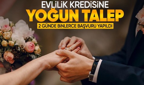 İstanbul’da evlilik kredisine yoğun ilgi: 48 saatte 3 bin 500'ü aşkın başvuru