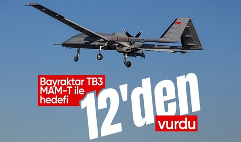 ROKETSAN’ın MAM-T’si Bayraktar TB3 silah testini başarıyla geçti