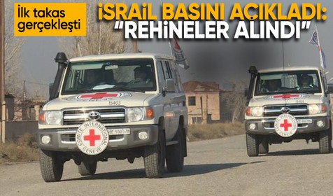 Ateşkesin ardından ilk takas gerçekleşti: Kızılhaç 3 rehineyi aldı