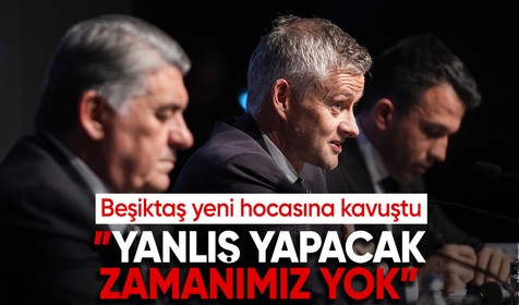 Beşiktaş yeni teknik direktörüne imzayı attırdı: Solskjaer dönemi başladı