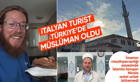 İtalyan turist Türkiye'de tanıştığı imam sayesinde Müslüman oldu