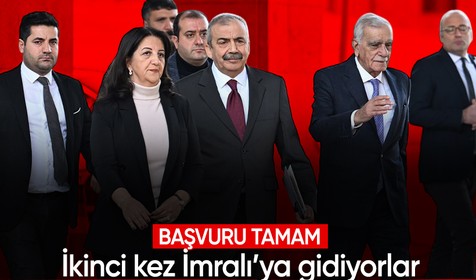 DEM Parti heyeti ikinci İmralı ziyareti için başvuru yaptı