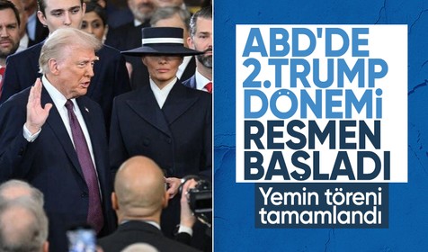ABD'de ikinci Trump dönemi resmen başladı