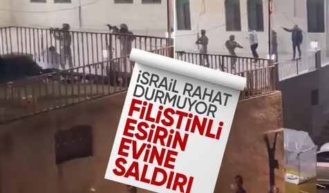 İsrail anlaşmaya uymuyor: Filistinli esirin evine saldırı düzenlendi