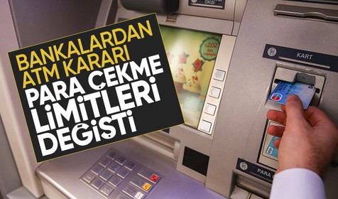 ATM'den para çekmek isteyenlere önemli uyarı! Limitler değişti