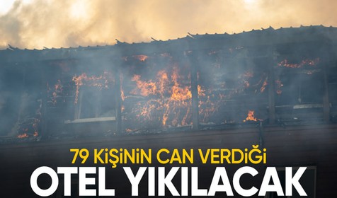 Bolu Kartalkaya'da 79 kişiye mezar olan otel yıkılacak