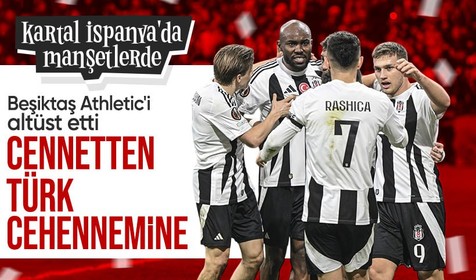 Beşiktaş namağlup Avrupa takımını devirdi: Kartal İspanya'da manşetlerde