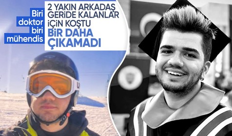 Kartalkaya'daki yangında ölen 2 arkadaş, yardım için tekrar otele girmiş