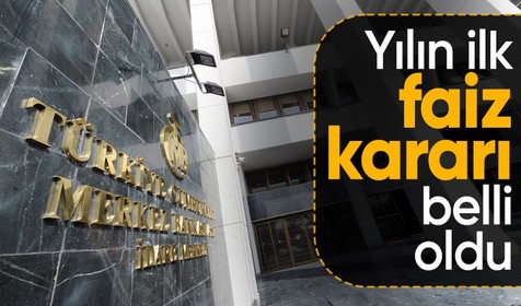 Merkez Bankası yılın ilk faiz kararını açıkladı