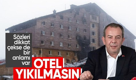 Tanju Özcan'dan 'oteli yıkmayın' çağrısı: Deliller karatılabilir