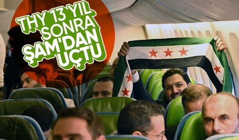 THY, 13 yıl sonra Suriye uçuşlarına yeniden başladı