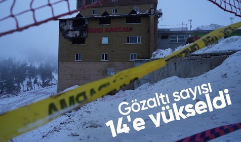 Bolu Kartalkaya'daki yangın faciasında gözaltı sayısı 14 oldu