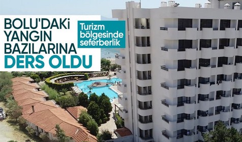 Bolu'daki yangın faciası sonrası Balıkesir'de turizm güvenliği için seferberlik başlatıldı