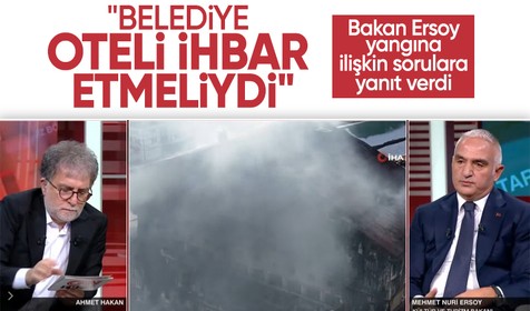 Kültür ve Turizm Bakanı Ersoy'dan Bolu'daki yangına ilişkin açıklamalar