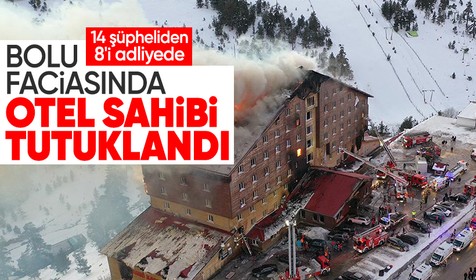 Bolu'daki Grand Kartal Otel'in sahibi Halit Ergül tutuklandı