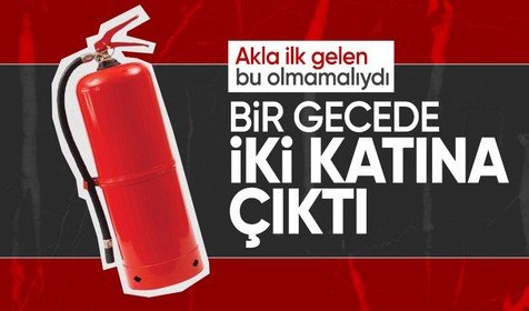 Bolu'daki otel yangını sonrası fırsatçılık: Yangın tüpü fiyatları iki katına çıktı