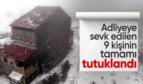 Kartalkaya’daki yangın faciasında adliyeye sevk edilen 7 kişi daha tutuklandı