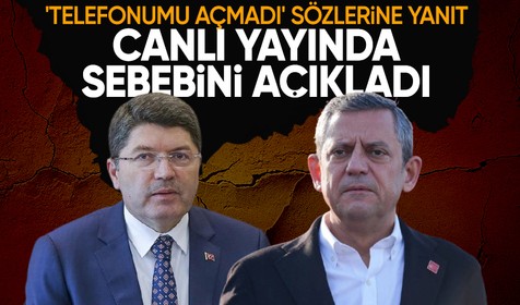 Özgür Özel'in 'Aradım açmadı' iddiasına Adalet Bakanı Tunç'tan yanıt: "Yapmış olduğu dezenformasyona kızdım"