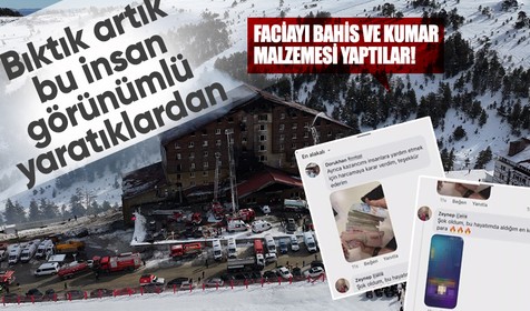Kartalkaya'daki otel yangını yasa dışı bahisçilerin reklam malzemesi oldu: Ben buradan kazanıyorum sen de dene