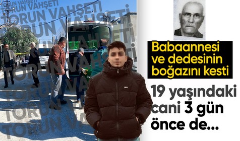 Mersin'de torun vahşeti! Babaannesi ve dedesinin boğazını keserek öldürdü: 19 yaşındaki cani 3 gün önce de...
