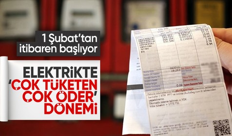 Şubat başında uygulanacak: Elektrikte çok tüketenin çok ödeyeceği dönem