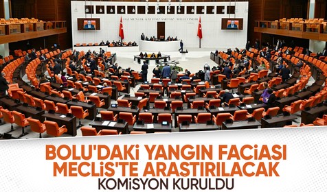 TBMM'de Kartalkaya'daki yangın faciası için komisyon kuruldu