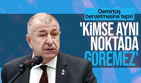 Ümit Özdağ'dan Demirtaş benzetmesine tepki: Terör örgütü ile iş birliği yapanlarla aynı noktada değiliz