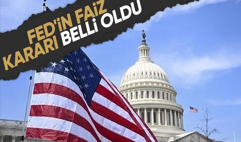 ABD Merkez Bankası Fed, faizi yüzde 4.25-4.50 seviyesinde sabit tuttu.